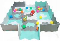 Mata piankowa puzzle piankowe duża dzieci kojec duża gruba edukacyjna 25cz