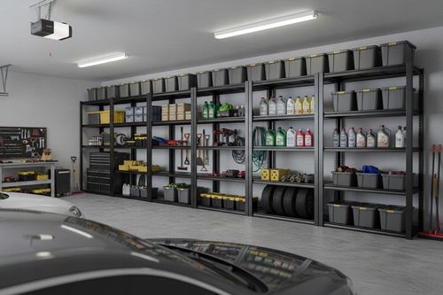 REGAŁ METALOWY MAGAZYNOWY 200x300x40 5 półek do garażu piwnicy biura na Arena.pl