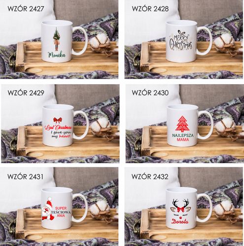 Kubek z nadrukiem PREZENT ŚWIĄTECZNY ŚWIĘTA ROK na Arena.pl