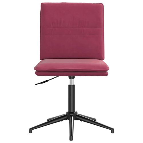 Krzesło stołowe, czerwień winna, obite aksamitem na Arena.pl