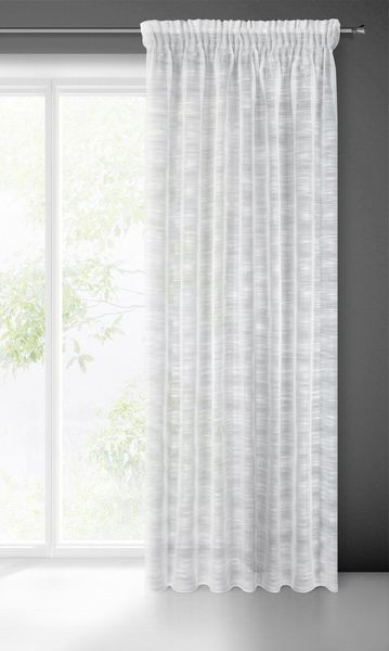 Firana na taśmie ASTERA 140x270 biała zdjęcie 3