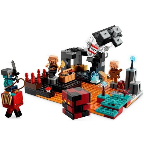 Lego Minecraft Bastion w Netherze 21185 na Arena.pl
