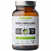 Biowen MUMIO HIMALAJSKIE SHILAJIT 500 mg 90 kaps ADAPTOGEN STRES ENERGIA