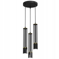 LAMPA WISZĄCA MILAGRO ESTILO MLP8411 CZARNY / ZŁOTY