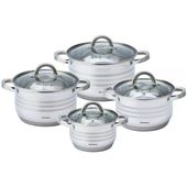zestaw garnków 8 elementów klausberg kb-7694