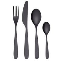 Komplet sztućców 24 szt Tillagd IKEA stal czarny
