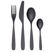 Komplet sztućców 24 szt Tillagd IKEA stal czarny