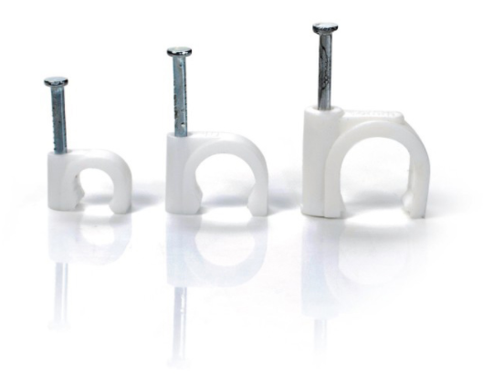 UCHWYT Z GWOŹDZIEM DO PRZEWODÓW OKRĄGŁYCH FLOP-O9 (100szt.) zdjęcie 1