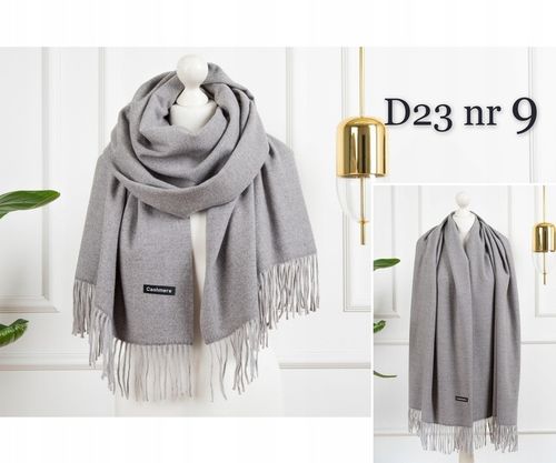 CIEPŁY SZAL KLASYCZNY SZALIK DAMSKI ELEGANCKI MODNY BRĄZOWY KOLORY na Arena.pl