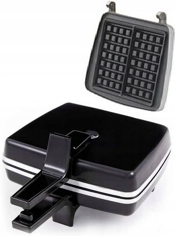 Gofrownica Dezal 301.5B 1300 W Czarny + Drewniany widelec na Arena.pl