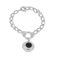 bransoletka monetka z blaszką (b21/wio/95ag-e280)