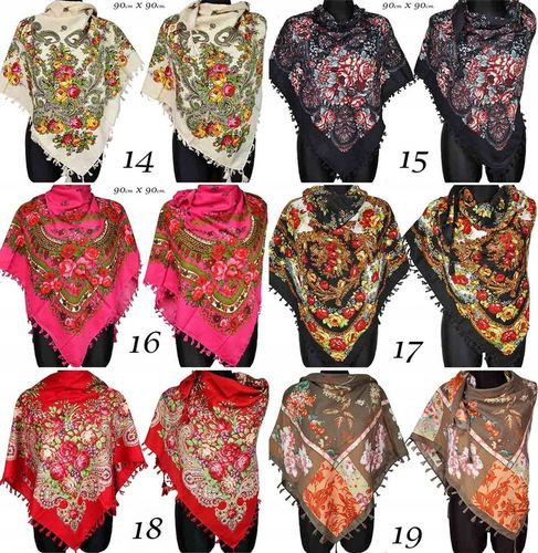 Oryginalna Chusta Ludowa Chusta Góralska Folk na Arena.pl