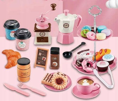 Zestaw kawowy dla dzieci patera czajnik 38el (W034) na Arena.pl