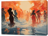 Obraz 90x70cm Taneczny Żar
