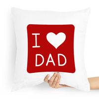 Poduszka Prezent Dla Taty Ojca I Love Dad Z Nadrukiem Ze Zdjęciem