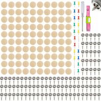 ZESTAW NAPRAWCZY DO PODSUFITKI SAMOCHODOWEJ BEŻOWY DO NAPRAWY 100szt