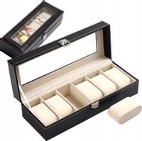 Kuferek Etui Szkatułka Pudełko Zegarki Biżuterię  C1_18A