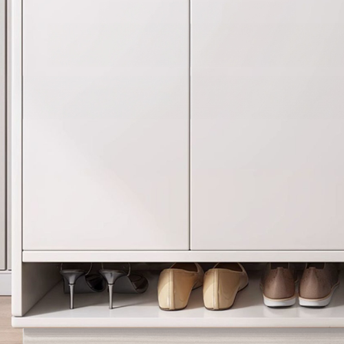 KOMODA SZAFKA BIAŁA POJEMNA NA BUTY OBUWIE REGAŁ 2 DRZWI WĄSKA LOFT na Arena.pl