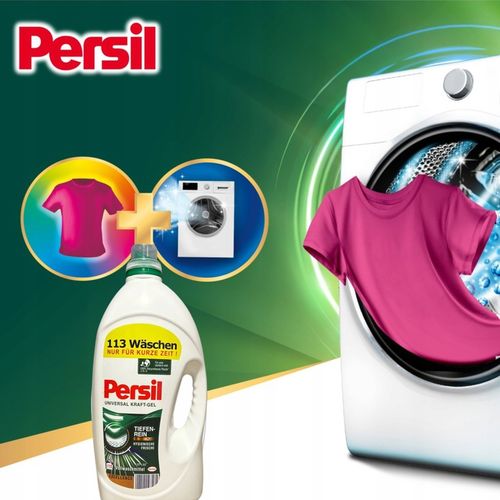 PERSIL PŁYN ŻEL DO PRANIA UNIWERSAL JAKOŚĆ NIEMIECKA 113 Prań 5.65L +GRATIS na Arena.pl