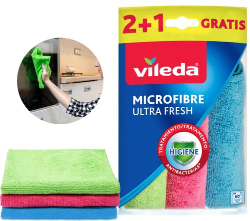 ściereczka vileda mikrofibra ultra fresh 3 szt. na Arena.pl
