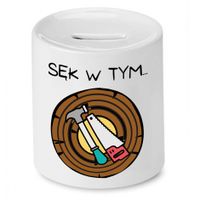 Skarbonka Prezent Dla Stolarza Sęk W Tym Z Nadrukiem Ze Zdjęciem
