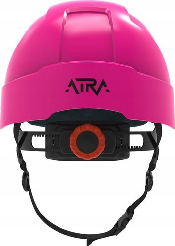 Kask ochronny budowlany hełm do pracy BHP różowy EN 397 Protekt Atra na Arena.pl