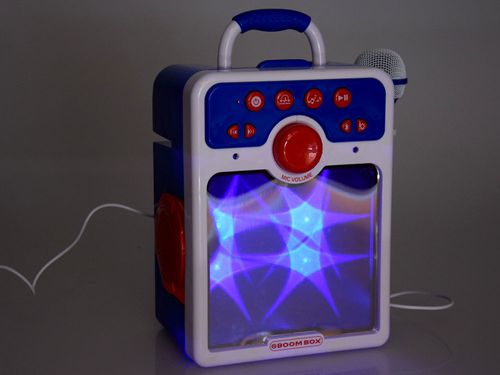 NIEBIESKI  Z MIKROFONEM DLA DZIECI  GŁÓSNIK na Arena.pl