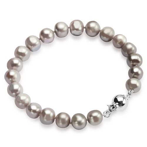 Srebrna bransoleta Staviori z perłami na Arena.pl