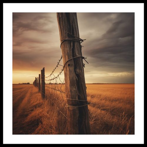 Plakat 40x40cm Zachód na Pograniczu na Arena.pl
