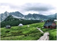 60X40CM CHATY TATRZAŃSKIE OBRAZ