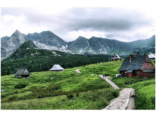 60X40CM CHATY TATRZAŃSKIE OBRAZ na Arena.pl
