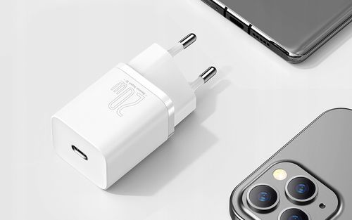 ŁADOWARKA BASEUS sieciowa Super Si Quick Charger 1xUSB-C 20W (biała) na Arena.pl