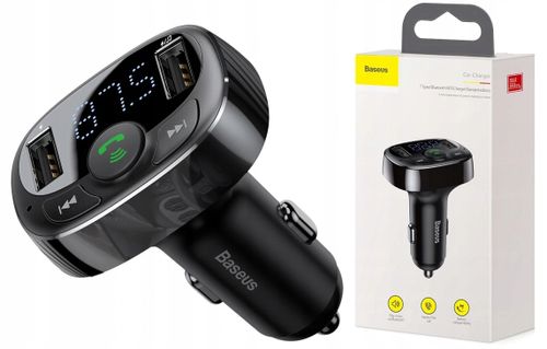 Baseus Transmiter Fm Bluetooth Ładowarka Mp3 2Xusb na Arena.pl