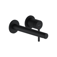 PI bateria umywalkowa podtynkowa komplet, czarny mat