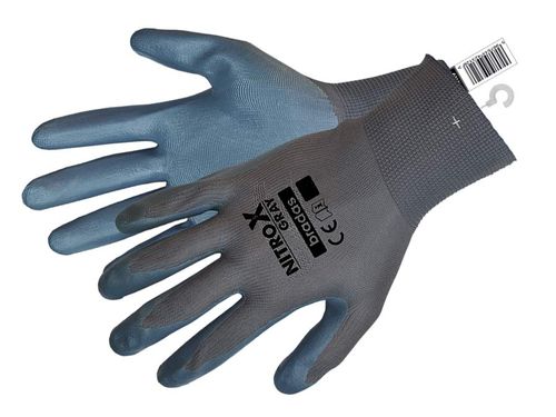 Rękawice ochronne NITROX GRAY nitryl 9 na Arena.pl