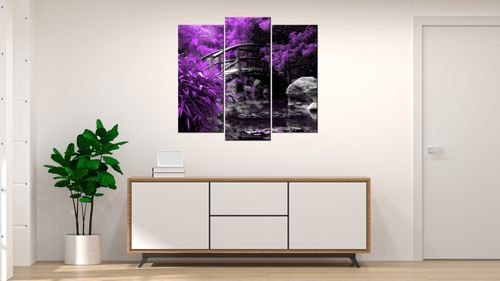 Obraz Płótno 90X80 Japoński Ogród na Arena.pl