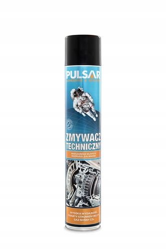 ZMYWACZ TECHNICZNY PULSAR USUWA KLEJE SMARY WOSKI OLEJE SPRAY 750 ml na Arena.pl