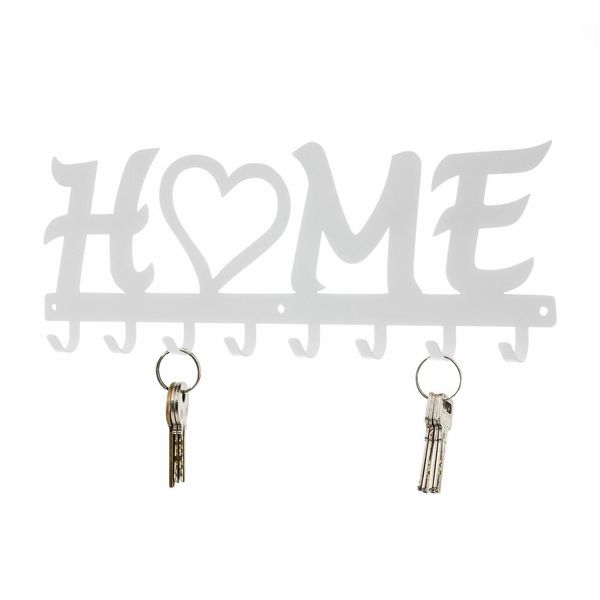 Wieszak ścienny Home biały zdjęcie 1