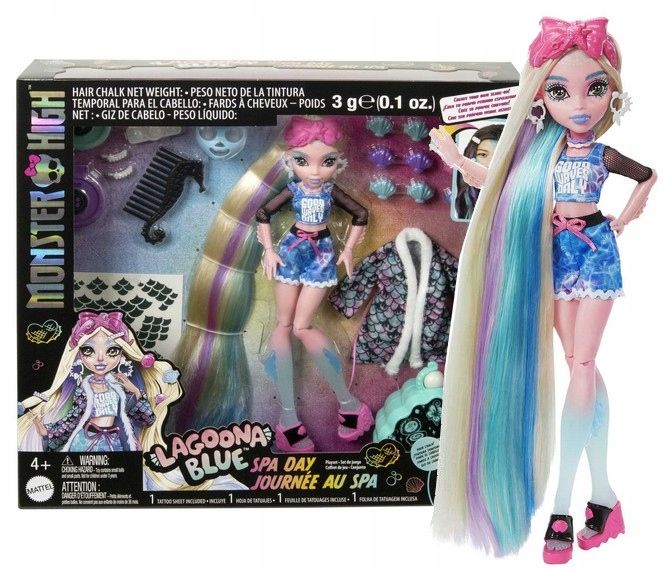 LALKA MONSTER HIGH SPA DAY Lagoona Blue HKY69 zdjęcie 1