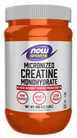 NOW FOODS Creatine Monohydrate, Micronized - Kreatyna Mikronizowany (500 g)