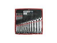 YATO KLUCZE PŁASKO OCZKOWE KOMPLET 17SZT 8 - 32mm YT-0363