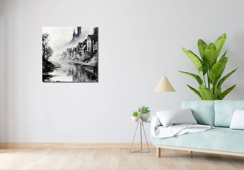 Obraz 70x70cm Mglisty Refleks na Arena.pl