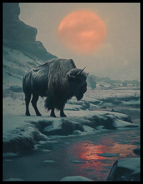 Plakat 50x65cm Żubrowy Monolit zdjęcie 2