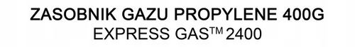 BUTLA Z GAZEM 400 g JEDNORAZOWA PROPYLEN XPRESS GAS DO LUTOWANIA EX2400 na Arena.pl