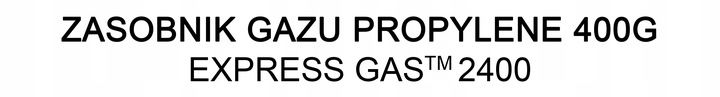 BUTLA Z GAZEM 400 g JEDNORAZOWA PROPYLEN XPRESS GAS DO LUTOWANIA EX2400 zdjęcie 4