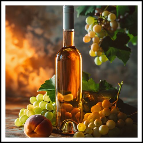 Plakat 100x100cm Bursztynowe Wino na Arena.pl