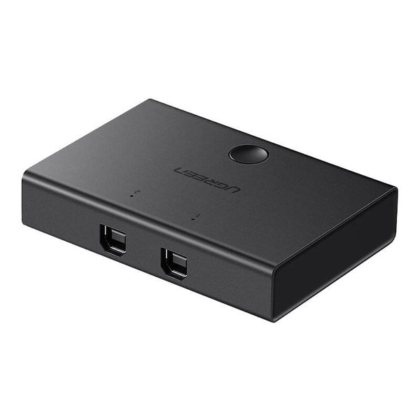 Przełącznik KVM UGREEN USB 2.0 DO Drukarki 2 Komputery Czarny zdjęcie 1