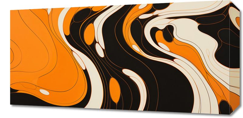 Obraz 60x30cm Tańczący Atrament zdjęcie 1