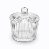 CUKIERNICA SZKLANA Z POKRYWKĄ PRĄŻKOWANA TADAR ANASTAZJA 200 ML