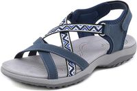 Sandały Damskie Letnie Gladiatorki na Rzep Kolorowe Wzory Rozmiar 38